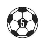 Luz de número de camiseta de fútbol personalizada | Arte mural LED de metal personalizado | Decoración deportiva para la habitación de los niños | Regalo para hijo atleta