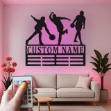 Custom Bowling Player Led Light Metal Wall Art Personalized Gift for Bowlers Game Room Sports Decor 2