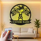 Custom Tattoo Studio Sign | Personalized LED Metal Wall Art | Tattoo Shop Decor & Artist Gift