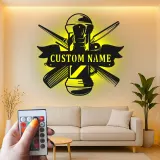 Personalisierte LED-Beleuchtung Metall-Wandkunst für Friseursalons 1
