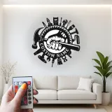 Panneau artisan personnalisé | Décoration murale LED en métal pour garage | Déco d’atelier sur mesure | Cadeau pour menuisier ou ébéniste