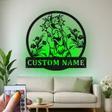 Insegna in metallo LED Pollo Personalizzata Regalo per Cucina o Decorazione da Fienile