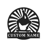 Personalized Skateboarder LED Sign | Custom Metal Wall Art for Teen Room | Backlit Skater Name Plaque & Extreme Sports Gift Idea