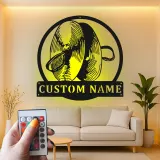 Cartel de metal LED personalizado de hélice, regalo náutico para entusiastas de los barcos, decoración para man cave u oficina