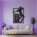 Letrero LED personalizado de bailarín de hip hop | Decoración mural de metal a medida | Decoración para estudio de danza | Luz para habitación juvenil