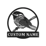 Personalisierte Vogel LED-Beleuchtung Metall-Wandkunst Geschenk für Naturliebhaber Schlafzimmer oder Wohnzimmer Dekor 1