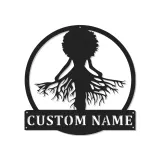 Custom Tree of Life Led Light Metal Wall Art Personalized Gift for Nature Lovers Living Room or Garden Decor