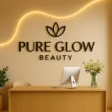 Cartel de Logo Empresarial 3D Personalizado | Arte de Pared de Acrílico o Metal para Recepción | Branding Moderno para Salones y Oficinas