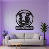 Custom Sheep Metal Sign | LED Farmhouse Wall Art for Barn & Ranch | Personalized Country Home Decor
