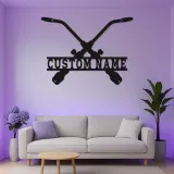 Personalisierte Motocross Metallschild | LED Dirtbike Wandkunst | Individuelle Fahrername Dekor | MX Garage Geschenk