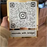 Custom Instagram QR Code Sign for Business, Laser Engraved Acrylic Social Media Plaque, Qr Code Sign For Business
