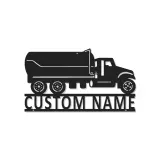 Personalisierte LED-Metall-Wandkunst mit Muldenkipper – Geschenk für Lkw-Fans, Garage oder Männerhöhle 10