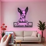 Custom German Shepherd Led Light Metal Wall Art Personalized Dog Lover Gift Living Room Pet Decor 5