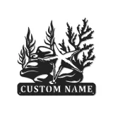 Custom Starfish Metal Sign | LED Ocean Reef Wall Art | Personalized Nautical Decor for Beach House | Coastal Marine Life