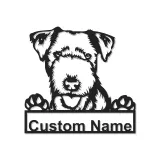 Custom Dog Led Light Metal Wall Art Personalized Pet Parent Gift Living Room Decor for Dog Lovers 4