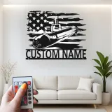 Custom Submarine Metal Sign | Personalized Navy LED Wall Art | Patriotic Veteran Home Decor | US Military Gift