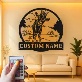 Custom Goat LED Sign | Personalized Metal Wall Art | Modern Farmhouse Decor & Gift for Animal Lovers | Barn & Nursery Accent