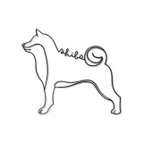 Shiba Inu LED-Wandkunst | Individuelle Metall-Silhouette eines Hundes | Minimalistisches Japandi-Hausdekor Geschenk für Tierliebhaber
