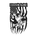 Custom Baseball Player Led Light Metal Wall Art Sports Fan Gift Game Room Decor for Baseball Lovers