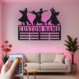 Personalisiertes LED-beleuchtetes Metallschild für Tänzer im Ballsaal – Geschenk für Tanzliebhaber, Dekoration für Studio oder Wohnzimmer