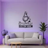 Personalisierte Metall-Wandkunst Nymphensittich | LED Hinterleuchtetes Papageienschild | Individuelles Haustiergedächtnis | Vogel-Liebhaber Dekoration