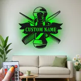 Personalisierte LED-Beleuchtung Metall-Wandkunst für Friseursalons 1