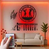 Enseigne LED de golf personnalisée | Décoration murale en métal sur mesure pour bar maison | Déco 19e trou avec prénom | Cadeau pour couple golfeur