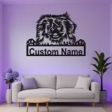 Custom Pekingese LED Sign | Personalized Dog Metal Wall Art | Pet Portrait Memorial Gift for Dog Lovers