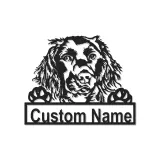 Custom Dog Breed Led Light Metal Wall Art Personalized Pet Parent Gift Living Room Animal Decor