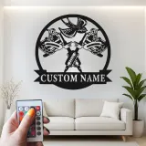 Custom Tattoo Studio Sign | Personalized LED Metal Wall Art | Tattoo Shop Decor & Artist Gift