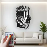 Cartel de metal LED personalizado para entusiastas de la soldadura, regalo para decoraciones de garaje o taller