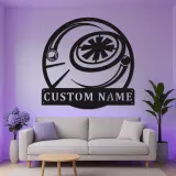 Panneau en métal LED de billard personnalisé | Décoration de salle de jeux 9-Ball personnalisée | Art mural de joueur de billard éclairé | Cadeau unique pour passionné de billard