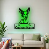 Custom German Shepherd Led Light Metal Wall Art Personalized Dog Lover Gift Living Room Pet Decor 5