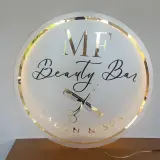 Custom LED Neon Sign | Acrylic Backlit Business Logo | Premium Salon & Studio Wall Art for Modern Brands