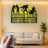 Custom Judo Martial Arts Led Light Metal Wall Art Personalized Gift for Martial Artists Gym or Dojo Decor