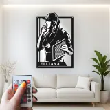 Décoration murale en métal LED personnalisée pour entraîneur - Cadeau pour entraîneurs, décoration de bureau pour passionnés de sport