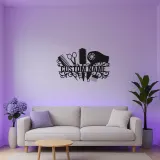 Personalized Salon Sign | Custom Hair Stylist LED Decor | Metal Wall Art for Hairdresser | Light Up Beauty Shop Nameplate