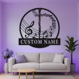 Custom Clarinet Metal Wall Art | LED Backlit Music Studio Sign | Personalized Musician Gift | Premium Band Decor