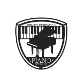 Insegna LED in metallo con pianoforte a coda | Logo personalizzato per scuola di musica | Arte da parete vintage per arredo studio