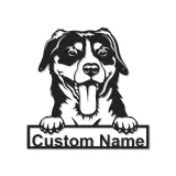 Cartel de metal LED personalizado para perros, regalo para amantes de mascotas, decoración de salón para mamás de perros