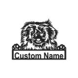 Custom Pekingese LED Sign | Personalized Dog Metal Wall Art | Pet Portrait Memorial Gift for Dog Lovers