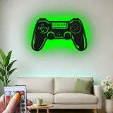 Gamer-Tag LED-Schild | Individuelle Controller Metall-Wandkunst | Personalisierte Gaming-Raum-Dekoration | Teen Geschenk