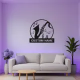 Panneau LED Saxophone Personnalisé | Décoration Murale en Métal Personnalisée | Cadeau pour Musicien de Jazz, Décor de Salle de Musique, Boîte Lumineuse de Studio