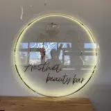 Backlit Acrylic Business Sign | Custom LED Logo | Modern Office & Salon Wall Decor