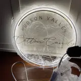 Custom Backlit Business Sign | Acrylic & Metal | Modern Salon, Office, Studio Decor | Personalized 3D Illuminated Logo