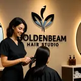 3D Acryl-Salon-Schild | Personalisiertes Logo-Wanddekor für Friseursalons | Modernes Beschilderung für Schönheitssalons