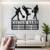 Custom Bowling Player Led Light Metal Wall Art Personalized Gift for Bowlers Game Room Sports Decor 2