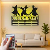 Personalisiertes LED-beleuchtetes Metallschild für Tänzer im Ballsaal – Geschenk für Tanzliebhaber, Dekoration für Studio oder Wohnzimmer