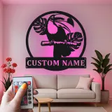 Panneau LED Toucan Personnalisé | Décoration Murale en Métal pour Patio & Décor Tropical | Cadeau pour Amateurs d'Oiseaux