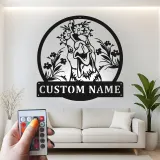 Insegna in metallo LED Pollo Personalizzata Regalo per Cucina o Decorazione da Fienile